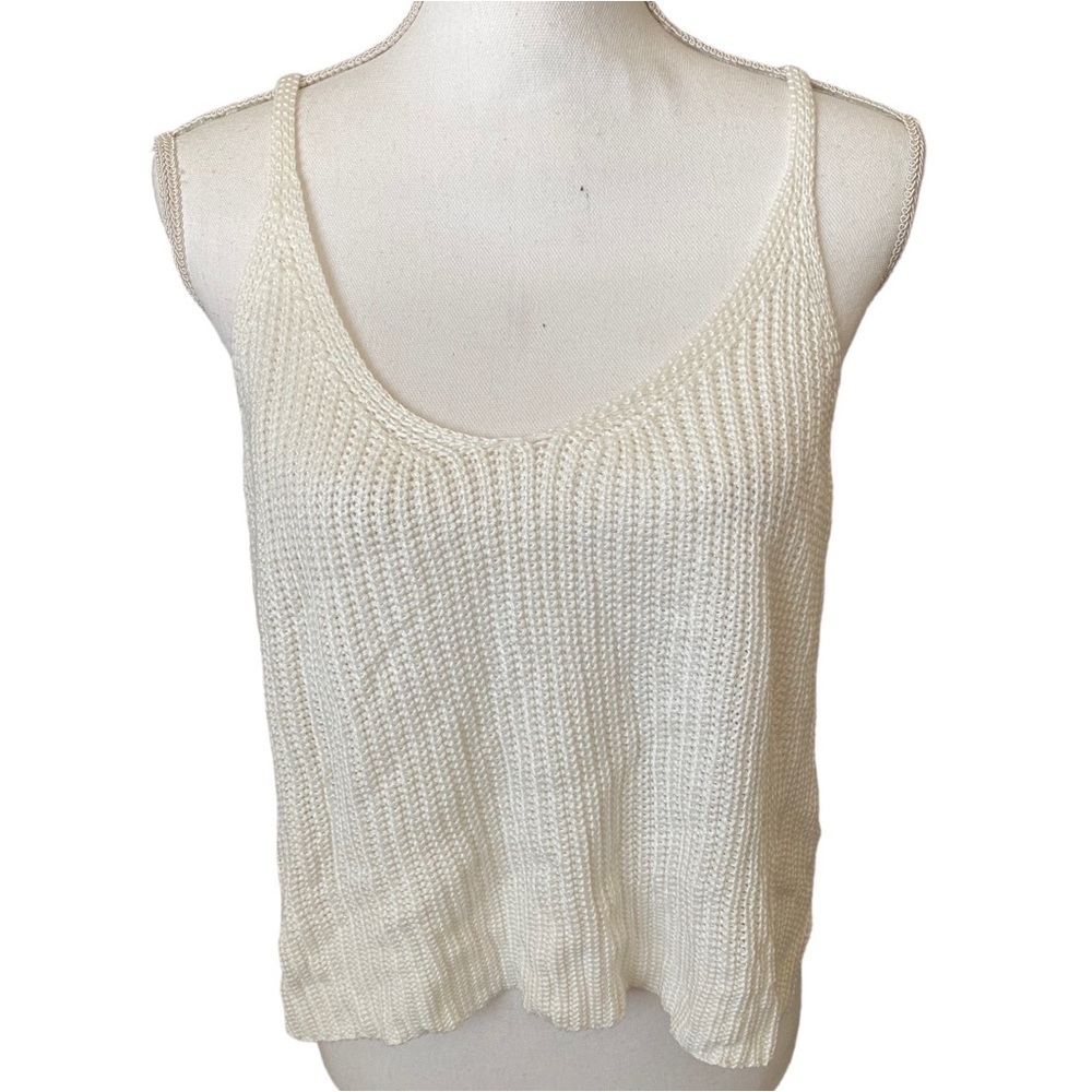 Forever 21 | White Knit Tank Top Size Large